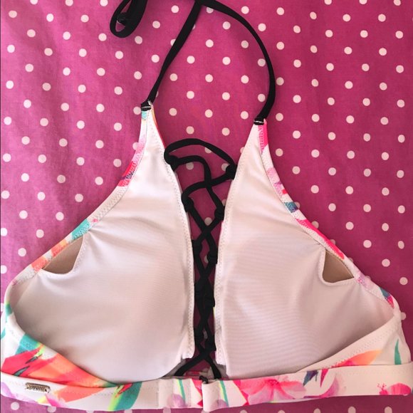 NWOT PINK Bikini Top - Picture 2 of 4